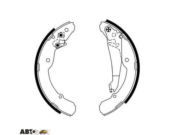 Тормозные колодки Bosch 0 986 487 555, цена: 2 011 грн.