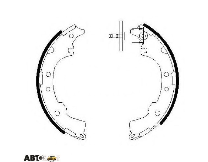 Тормозные колодки Bosch 0 986 487 588, цена: 2 112 грн.