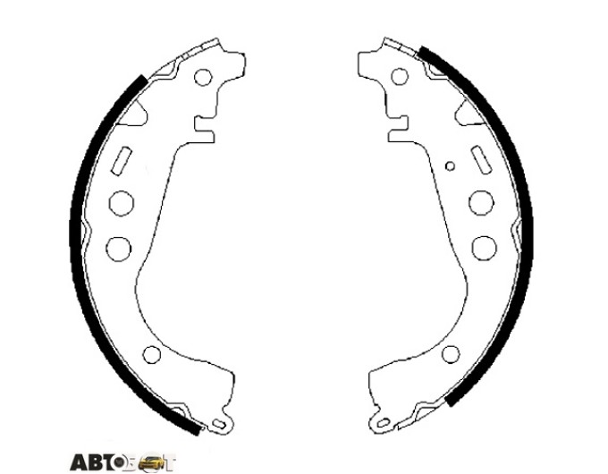 Тормозные колодки Bosch 0 986 487 589, цена: 1 573 грн.