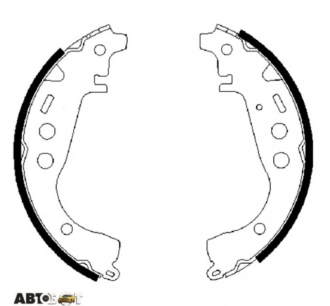 Тормозные колодки Bosch 0 986 487 589, цена: 856 грн.