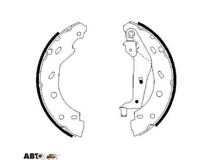Тормозные колодки Bosch 0 986 487 600, цена: 2 385 грн.