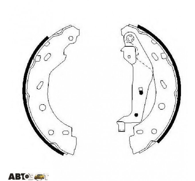 Тормозные колодки Bosch 0 986 487 600, цена: 1 298 грн.