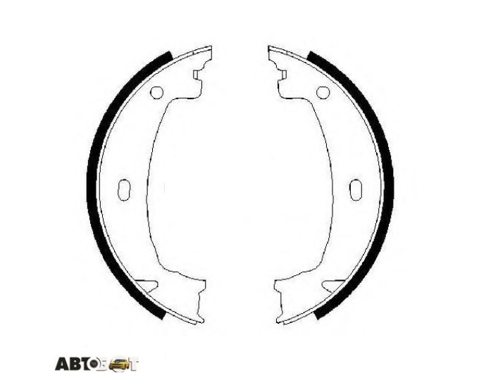 Тормозные колодки Bosch 0 986 487 608, цена: 1 338 грн.