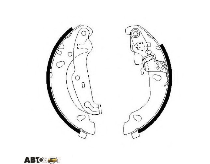 Тормозные колодки Bosch 0986487624, цена: 2 406 грн.
