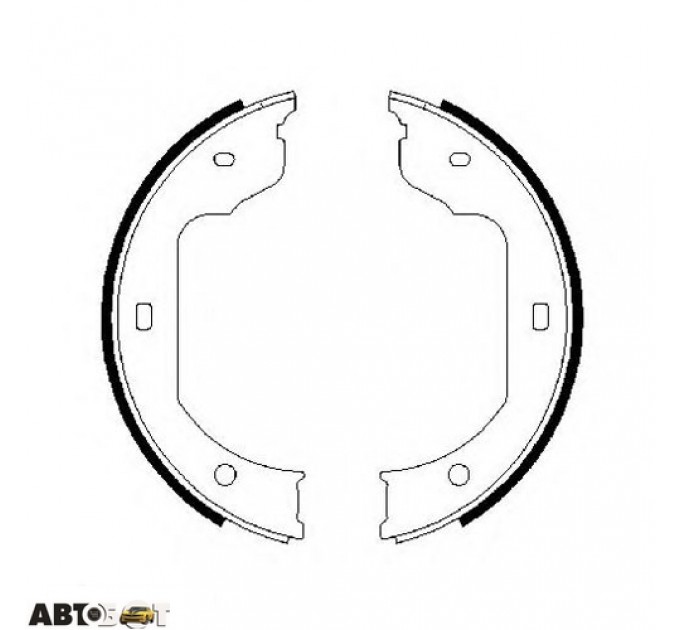 Гальмівні колодки Bosch 0 986 487 625, ціна: 1 104 грн.