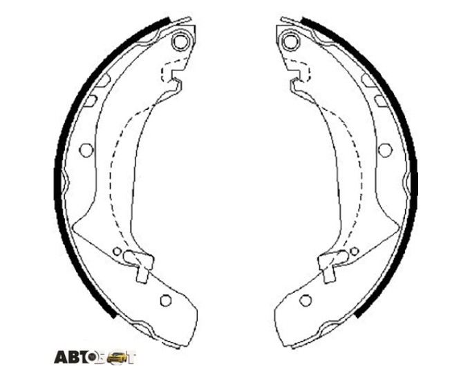 Тормозные колодки Bosch 0 986 487 642, цена: 2 315 грн.