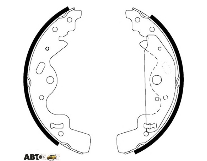 Тормозные колодки Bosch 0 986 487 643, цена: 3 105 грн.