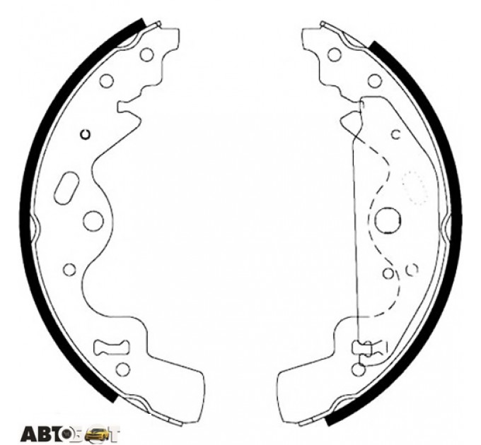 Тормозные колодки Bosch 0 986 487 643, цена: 1 691 грн.