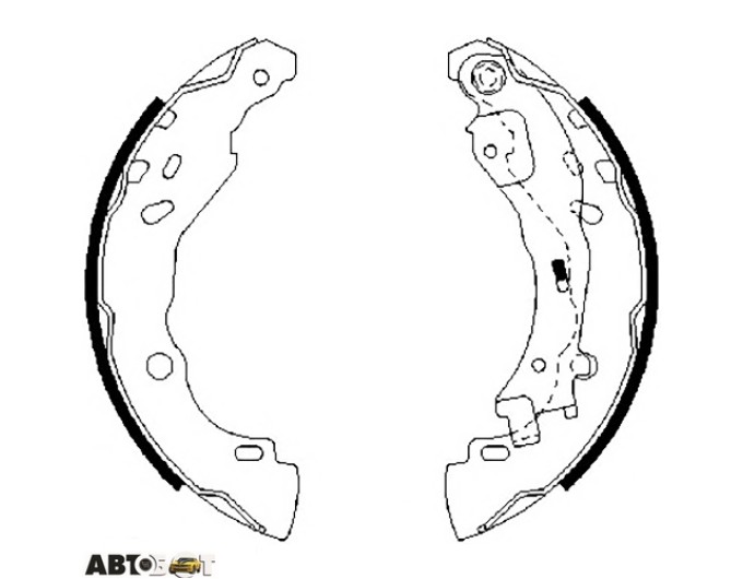 Тормозные колодки Bosch 0 986 487 690, цена: 1 915 грн.