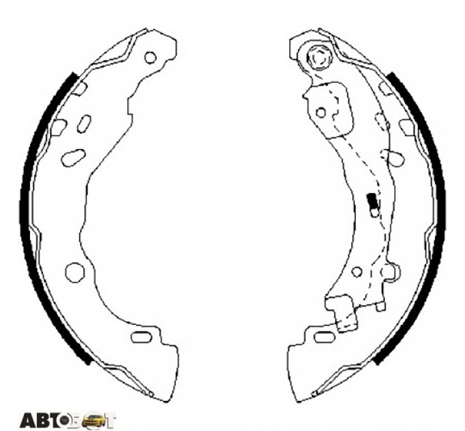 Гальмівні колодки Bosch 0 986 487 690, ціна: 1 043 грн.