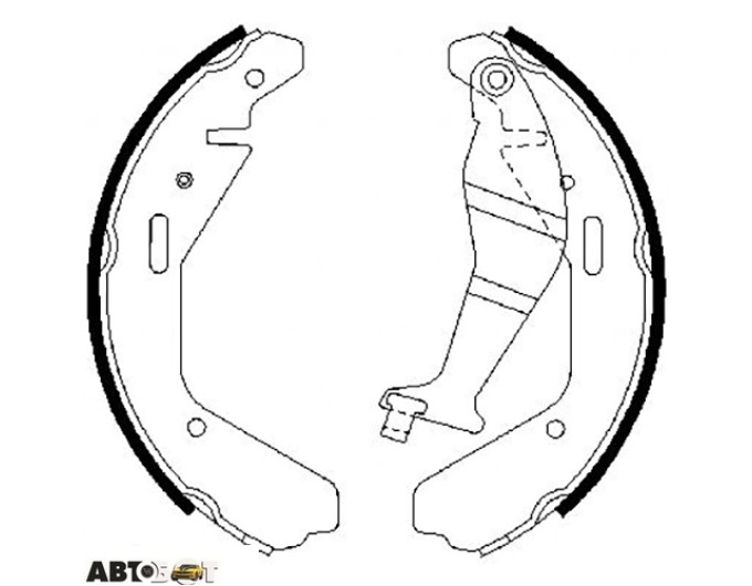 Тормозные колодки Bosch 0 986 487 707, цена: 1 985 грн.