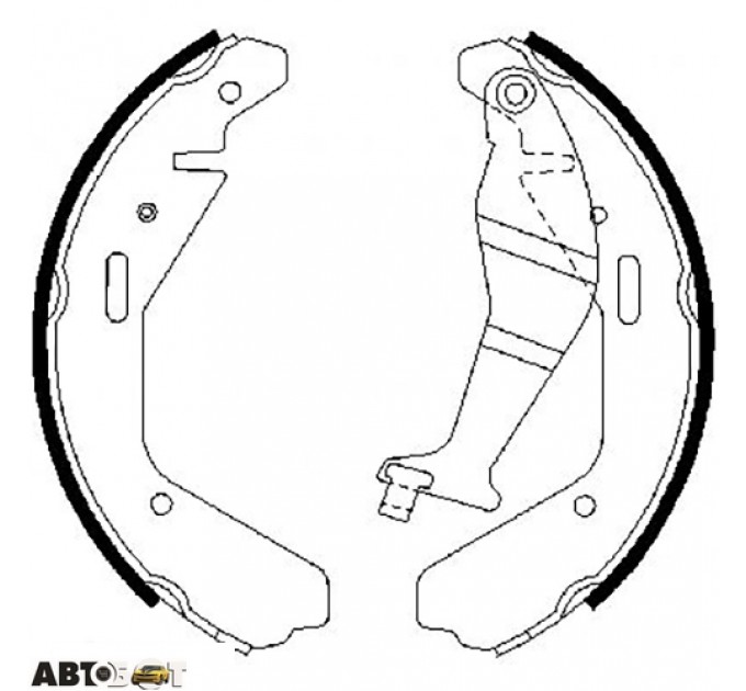 Тормозные колодки Bosch 0 986 487 707, цена: 1 081 грн.