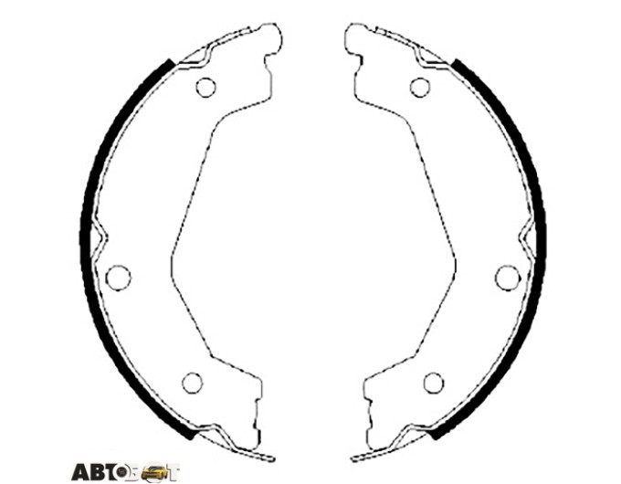 Тормозные колодки Bosch 0 986 487 708, цена: 1 858 грн.