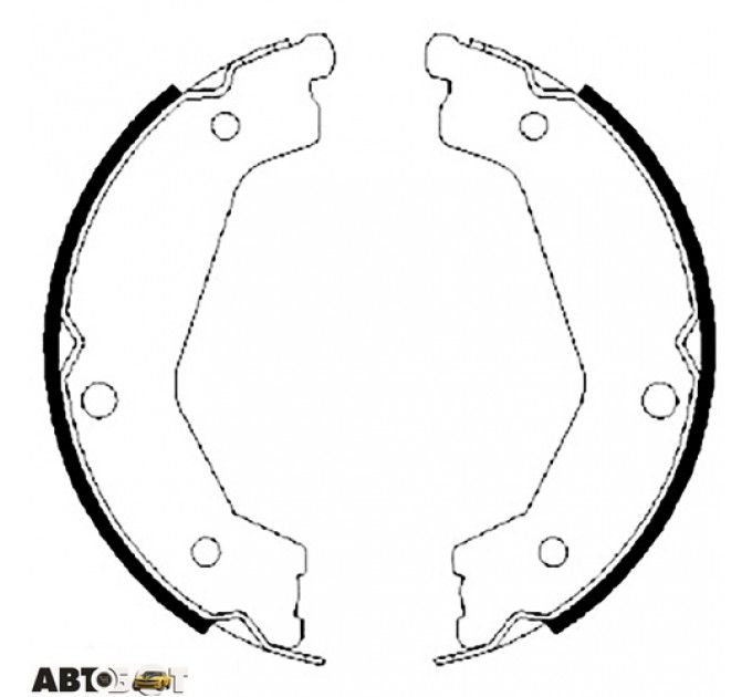 Тормозные колодки Bosch 0 986 487 708, цена: 1 012 грн.