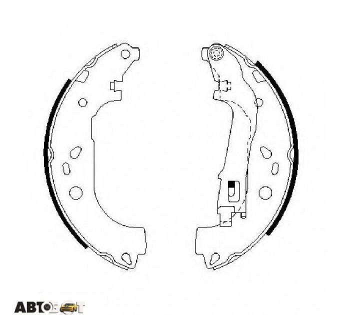 Тормозные колодки Bosch 0 986 487 717, цена: 1 439 грн.