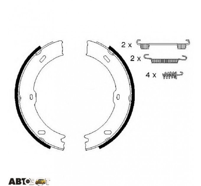 Гальмівні колодки Bosch 0 986 487 720, ціна: 1 132 грн.