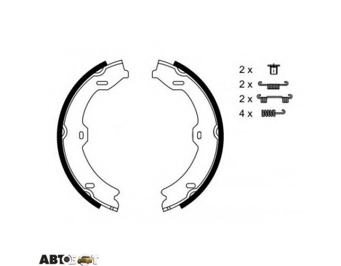 Тормозные колодки Bosch 0 986 487 724, цена: 2 121 грн.