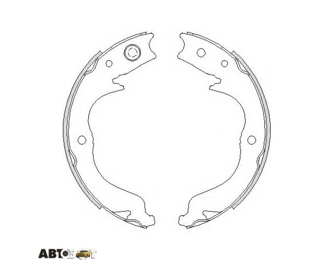 Тормозные колодки Bosch 0 986 487 739, цена: 2 138 грн.