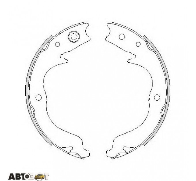 Тормозные колодки Bosch 0 986 487 739, цена: 1 164 грн.