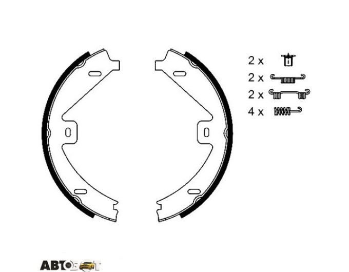 Тормозные колодки Bosch 0 986 487 752, цена: 2 545 грн.
