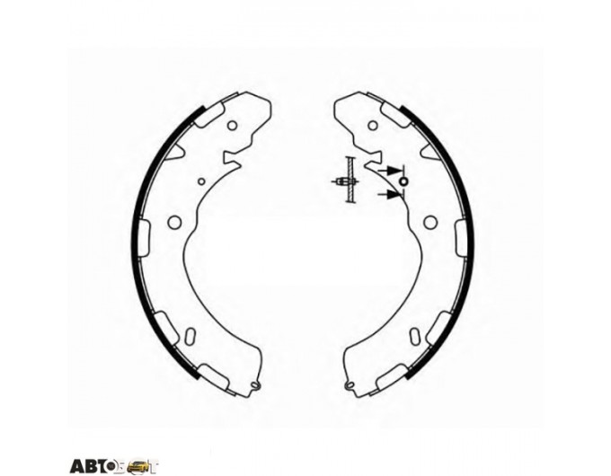 Тормозные колодки Bosch 0 986 487 758, цена: 3 539 грн.