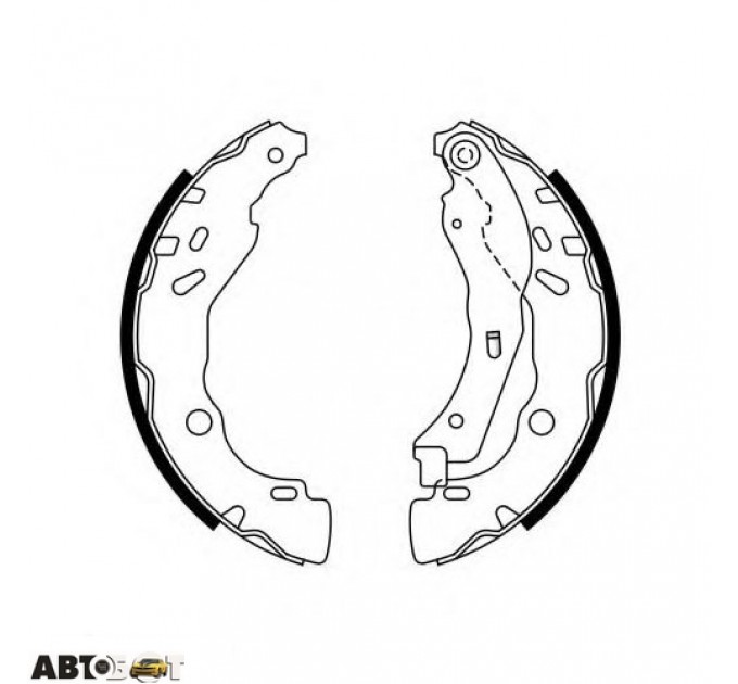 Гальмівні колодки Bosch 0 986 487 771, ціна: 1 188 грн.