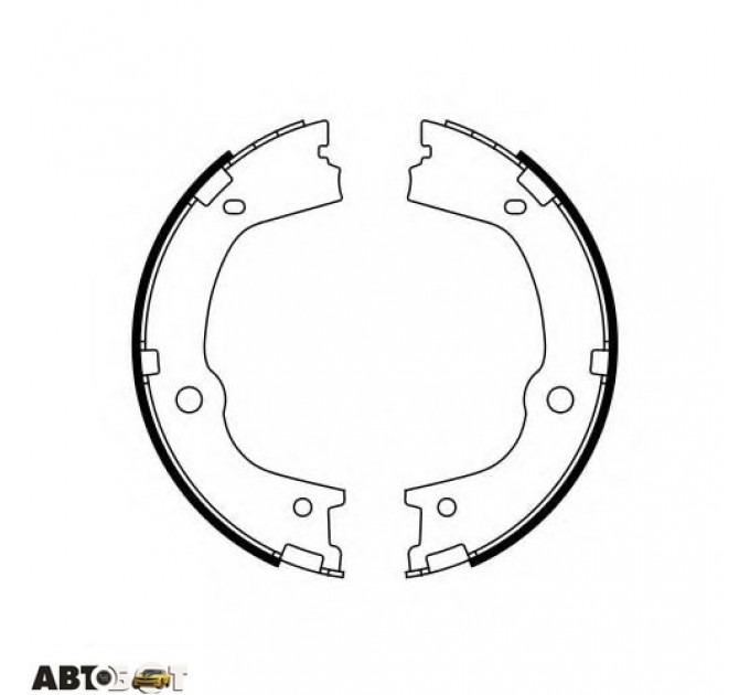 Гальмівні колодки Bosch 0986487776, ціна: 1 390 грн.