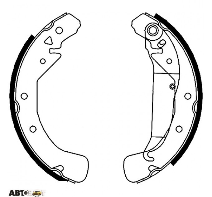 Гальмівні колодки Bosch 0 986 487 790, ціна: 1 567 грн.