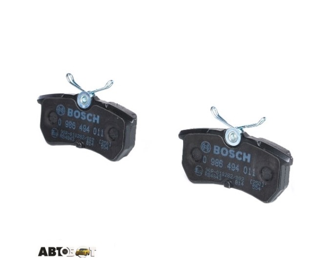 Тормозные колодки Bosch 0 986 494 011, цена: 1 654 грн.