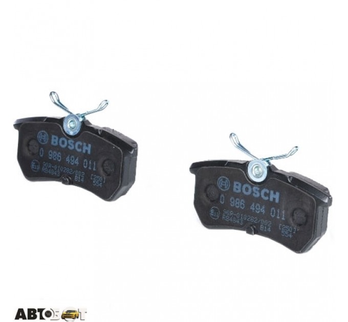 Гальмівні колодки Bosch 0 986 494 011, ціна: 901 грн.