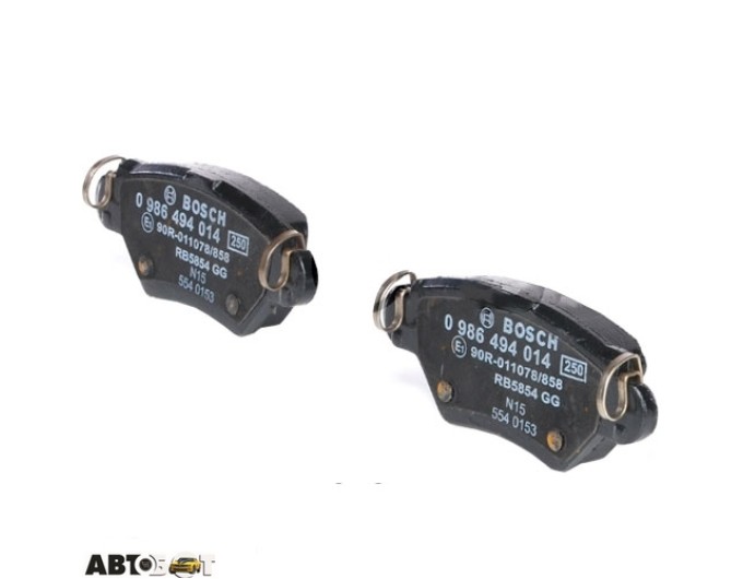 Тормозные колодки Bosch 0 986 494 014, цена: 1 968 грн.