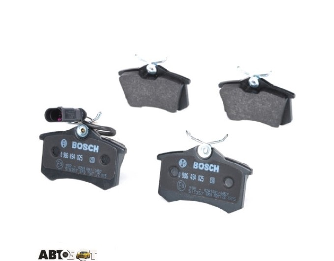Гальмівні колодки Bosch 0 986 494 025, ціна: 2 171 грн.