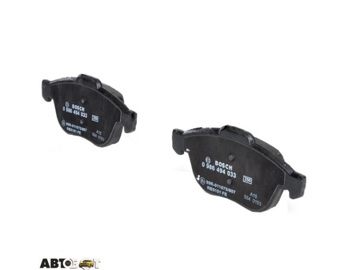 Тормозные колодки Bosch 0 986 494 033, цена: 2 760 грн.