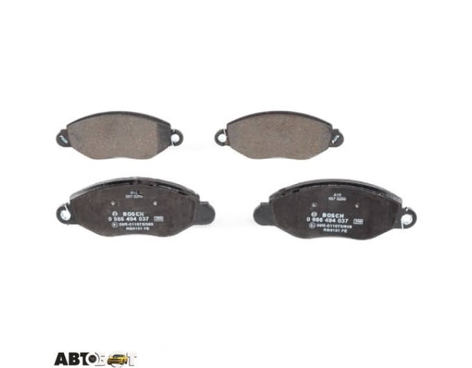 Тормозные колодки Bosch 0 986 494 037, цена: 2 758 грн.