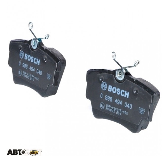 Гальмівні колодки Bosch 0 986 494 040, ціна: 1 155 грн.