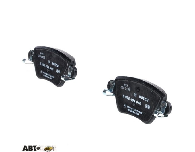 Гальмівні колодки Bosch 0 986 494 046, ціна: 2 622 грн.