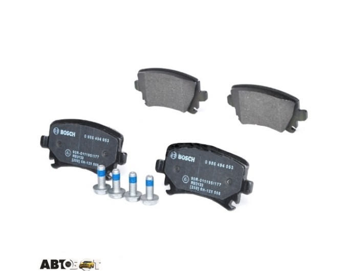 Гальмівні колодки Bosch 0 986 494 053, ціна: 2 274 грн.