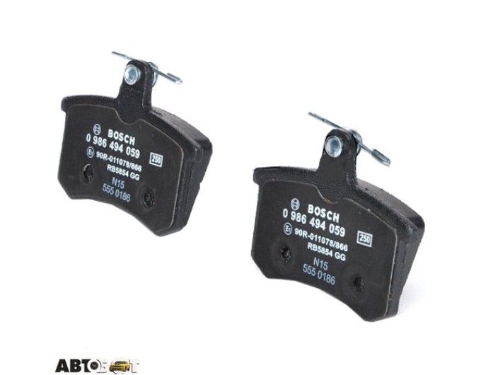 Тормозные колодки Bosch 0 986 494 059, цена: 1 487 грн.
