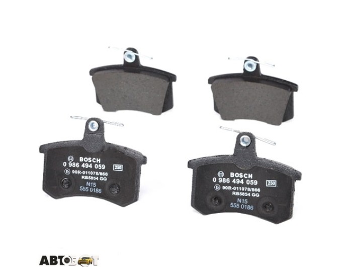 Тормозные колодки Bosch 0 986 494 059, цена: 1 487 грн.