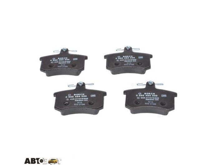 Тормозные колодки Bosch 0 986 494 059, цена: 1 487 грн.