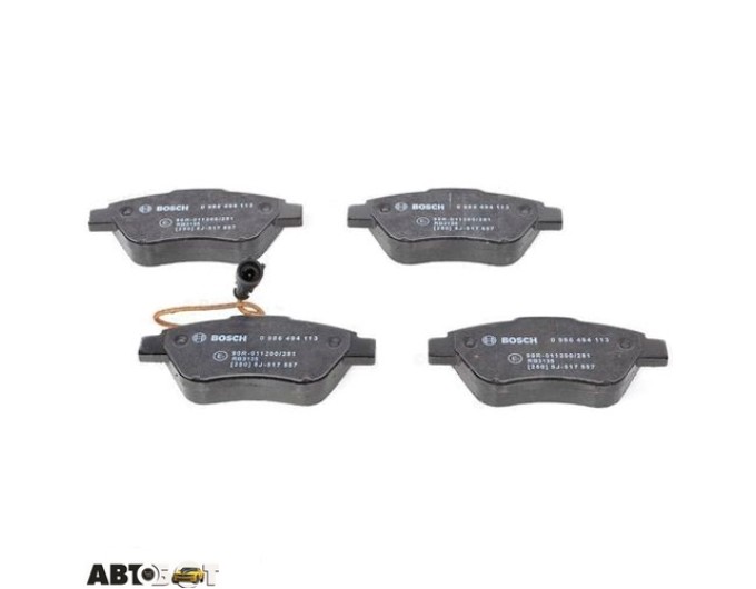 Тормозные колодки Bosch 0 986 494 113, цена: 2 796 грн.