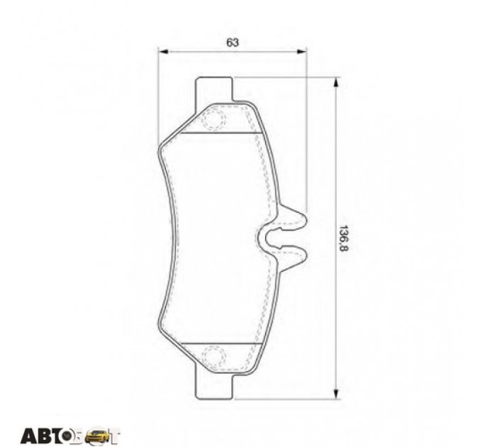 Тормозные колодки Bosch 0 986 494 123, цена: 2 113 грн.