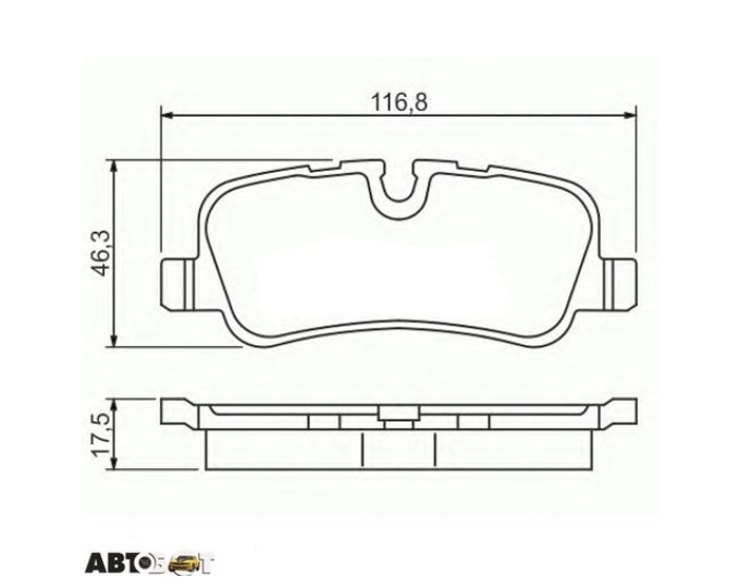 Тормозные колодки Bosch 0 986 494 148, цена: 2 382 грн.
