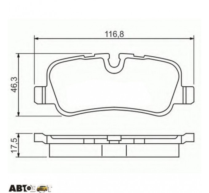 Тормозные колодки Bosch 0 986 494 148, цена: 1 297 грн.