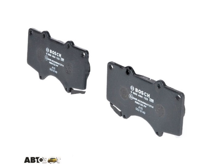 Тормозные колодки Bosch 0 986 494 153, цена: 2 983 грн.