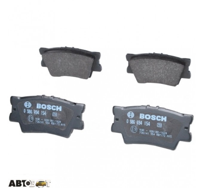 Гальмівні колодки Bosch 0 986 494 154, ціна: 1 107 грн.