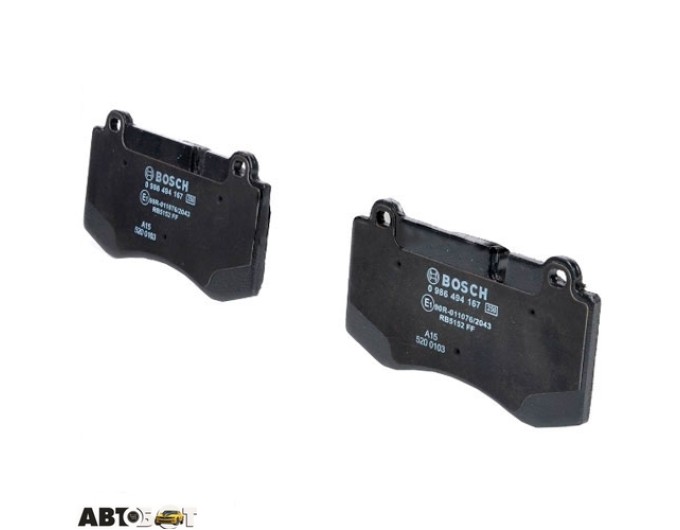 Тормозные колодки Bosch 0 986 494 167, цена: 3 223 грн.
