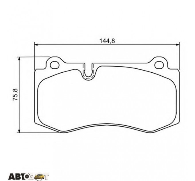 Гальмівні колодки Bosch 0 986 494 167, ціна: 1 755 грн.