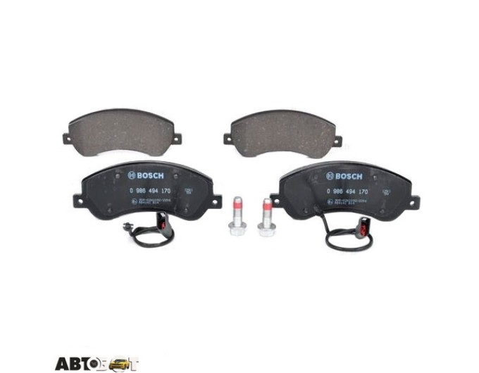 Тормозные колодки Bosch 0 986 494 170, цена: 3 563 грн.