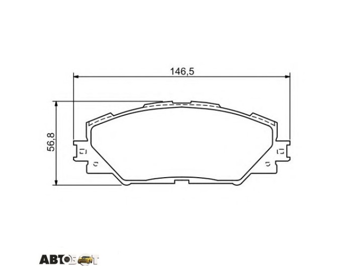 Гальмівні колодки Bosch 0 986 494 174, ціна: 2 799 грн.